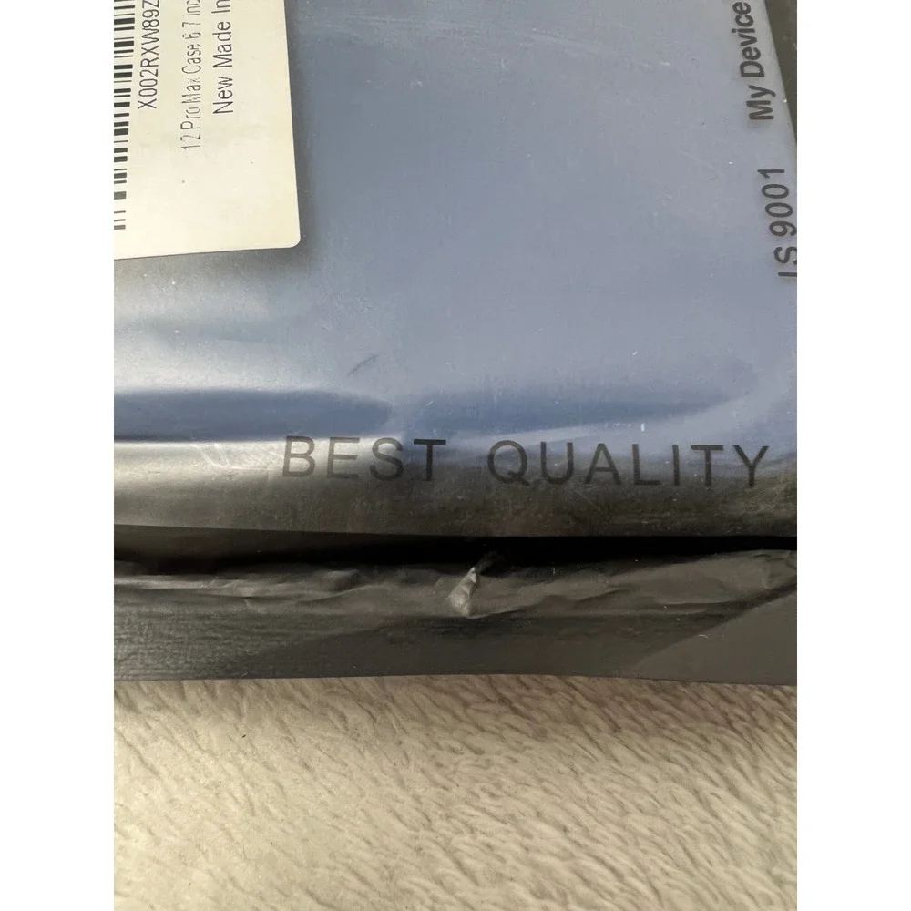 iPhone 12 Pro Max Case 6.7 inch Royal Blue Jelly Slim Flexible Cover New